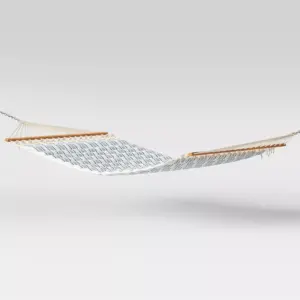 Pillowtop Hammock with Spreader Bar Navy Stripe - Threshold™