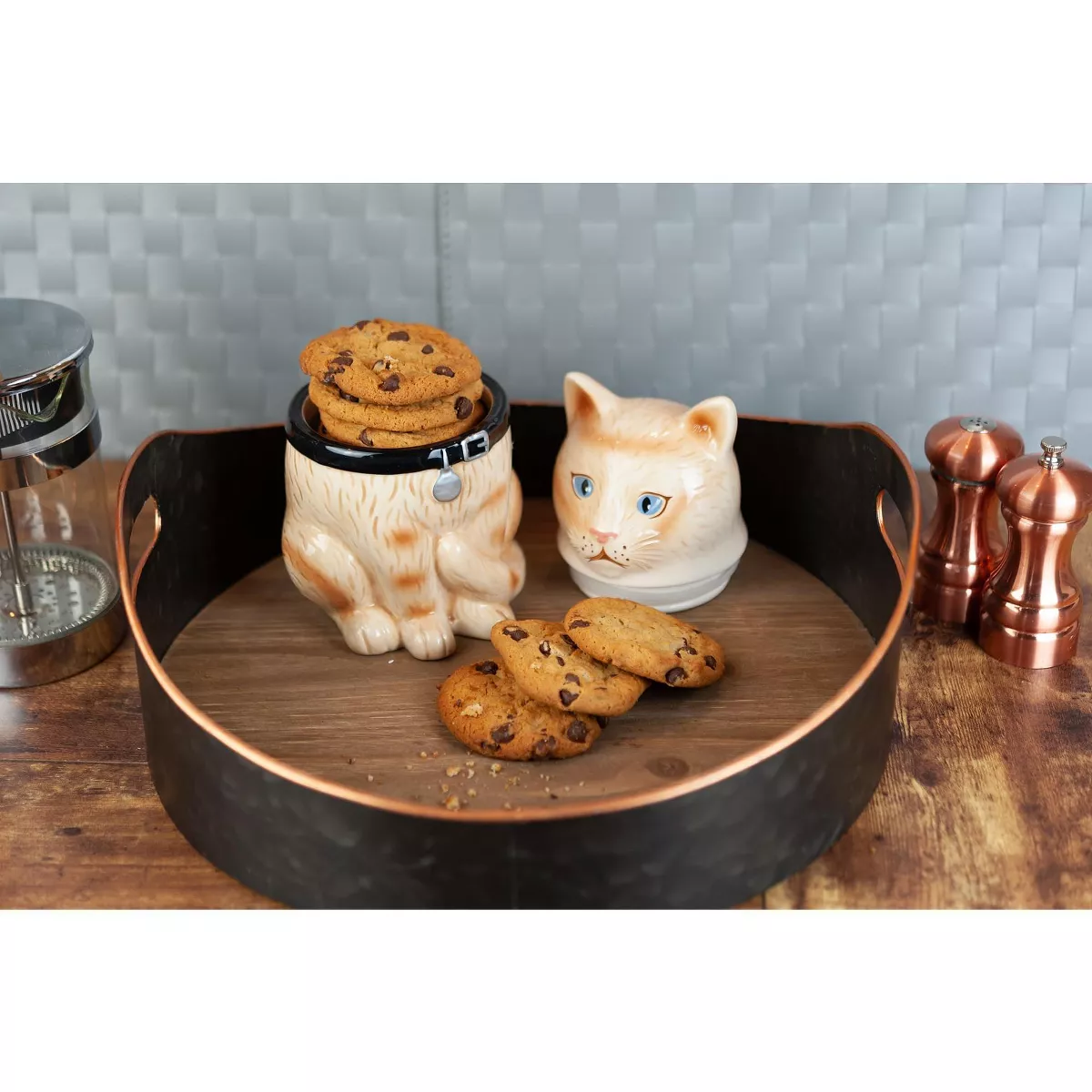 Seven20 Marvel Comics Captain Marvel Goose The Cat Flerken Hand-Painted Cookie Jar