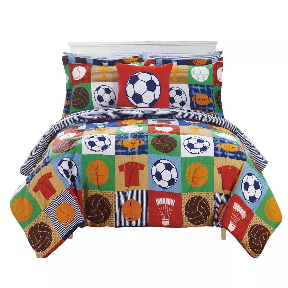 6pc Twin Leon Bed In A Bag Comforter Set Color - Chic Home Design
