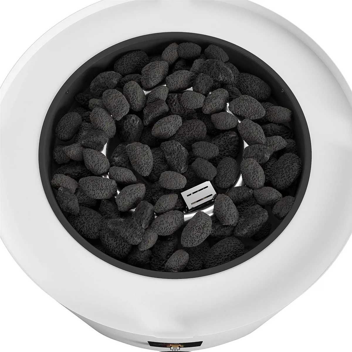 Astra 23" Fire Pit White - CosmoLiving by Cosmopolitan