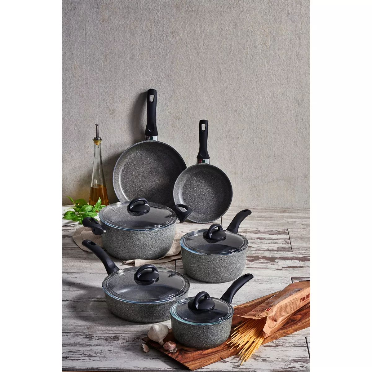 Ballarini Parma Forged Aluminum 10-pc Nonstick Cookware Set