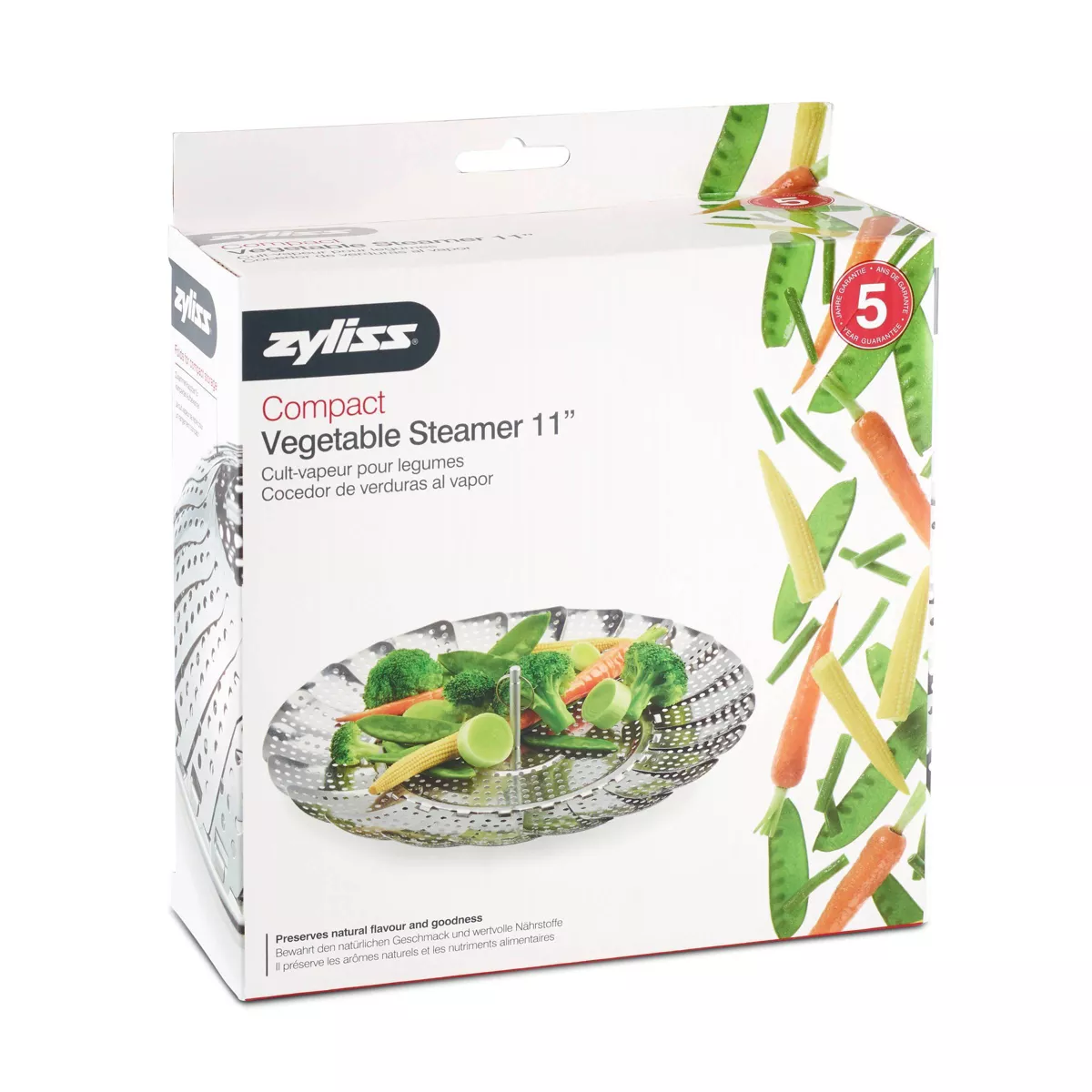 ZYLISS Stainless Steel Vegetable Steamer, 11