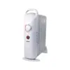 Optimus H-6003 Portable Mini 700 Watt Oil Filled Electric Radiator Room Heater with Automatic Thermostat Control for Indoor Home Space Heating