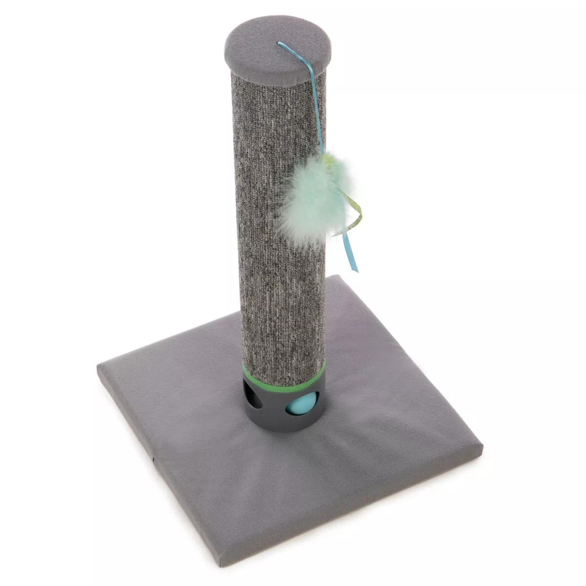 SmartyKat Playful Post Ball Track & Carpet Cat Scratching Post