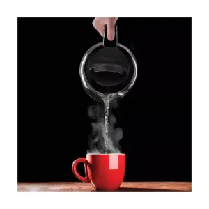 Chefman 1.7L Glass Electric Kettle - Clear