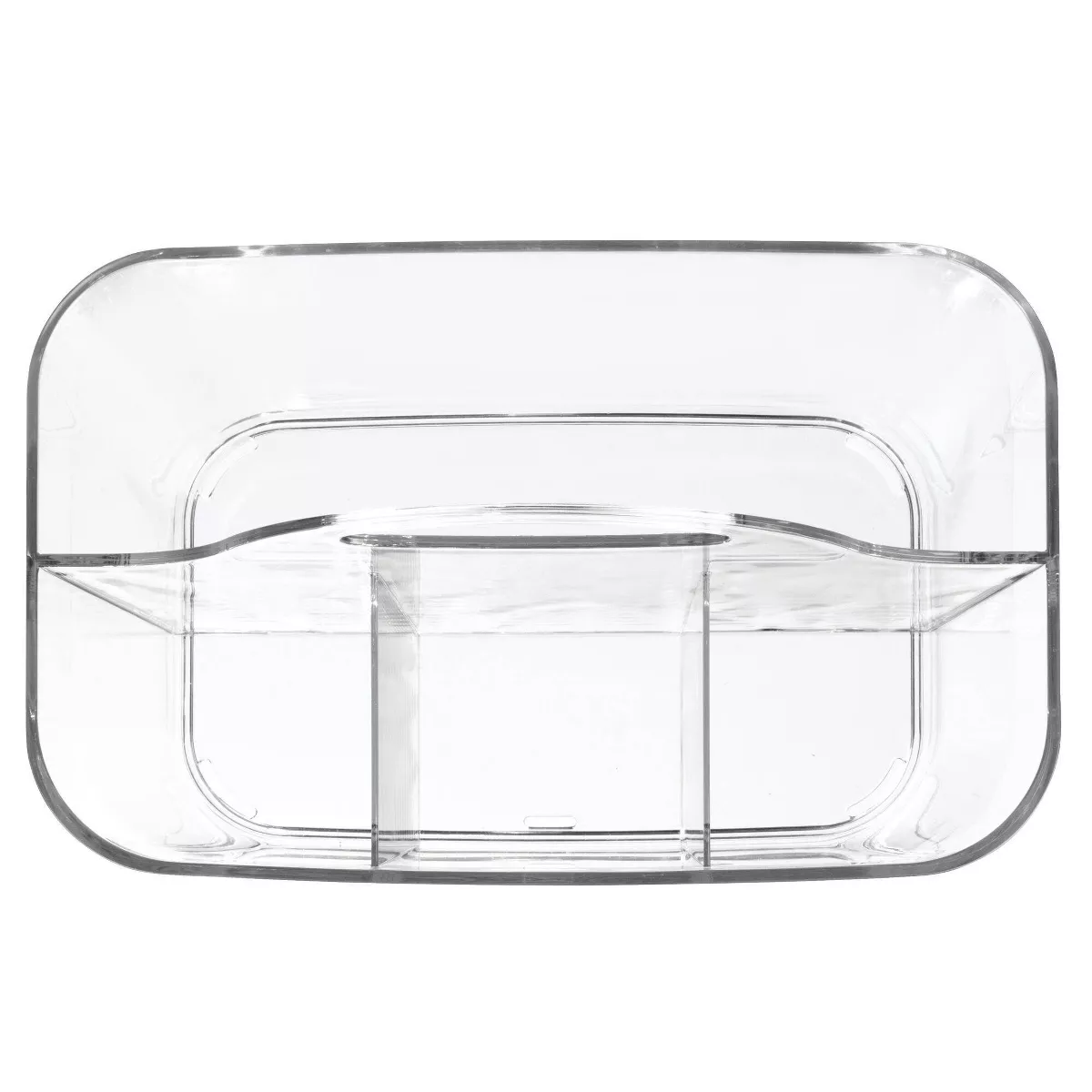 iDESIGN Clarity Flatware Caddy Clear