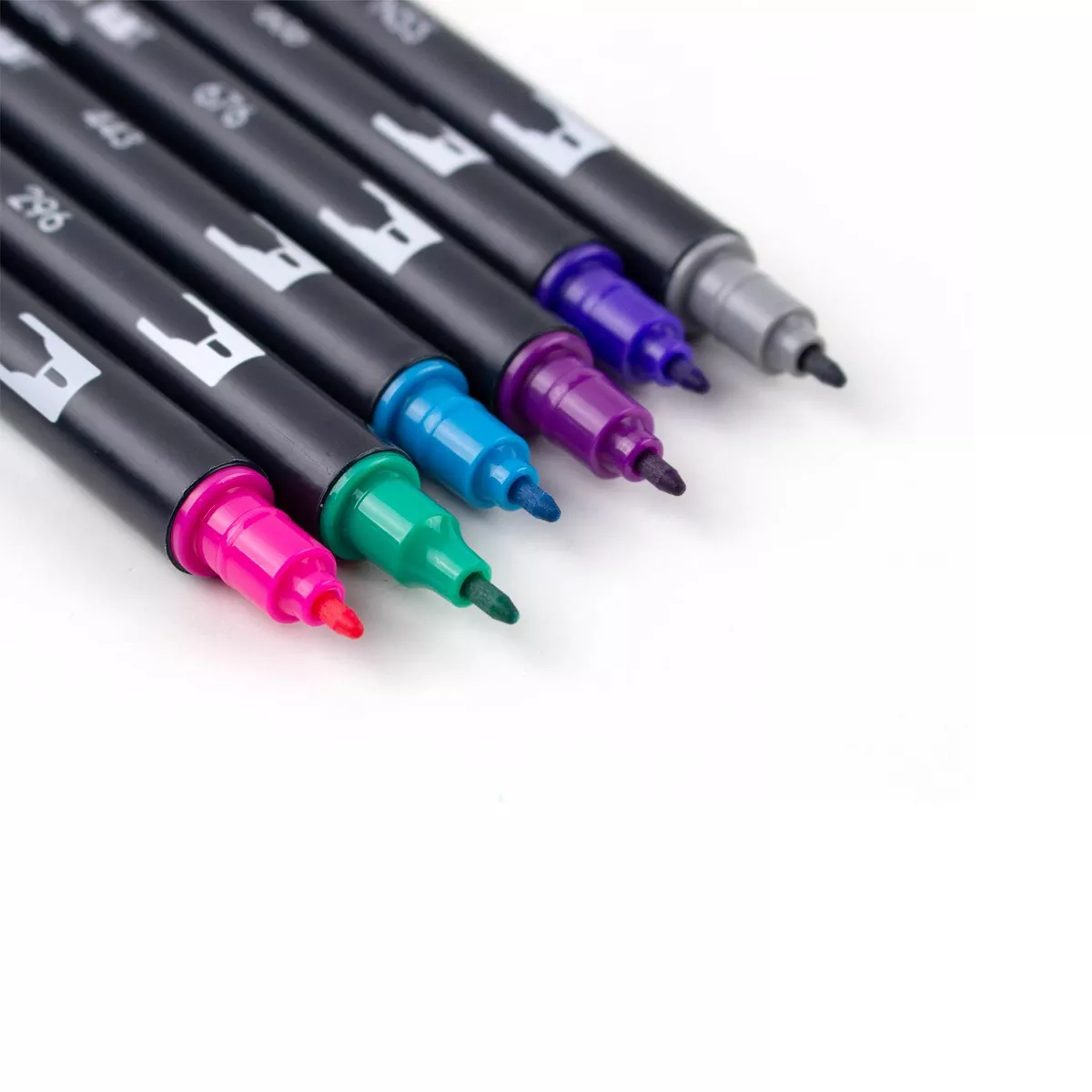 6ct Dual Brush Pen Art Markers Galaxy Palette - Tombow