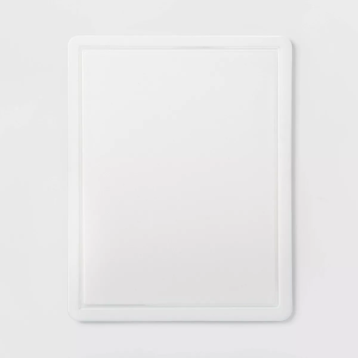 11"x14" Nonslip Poly Cutting Board White - Made By Design™