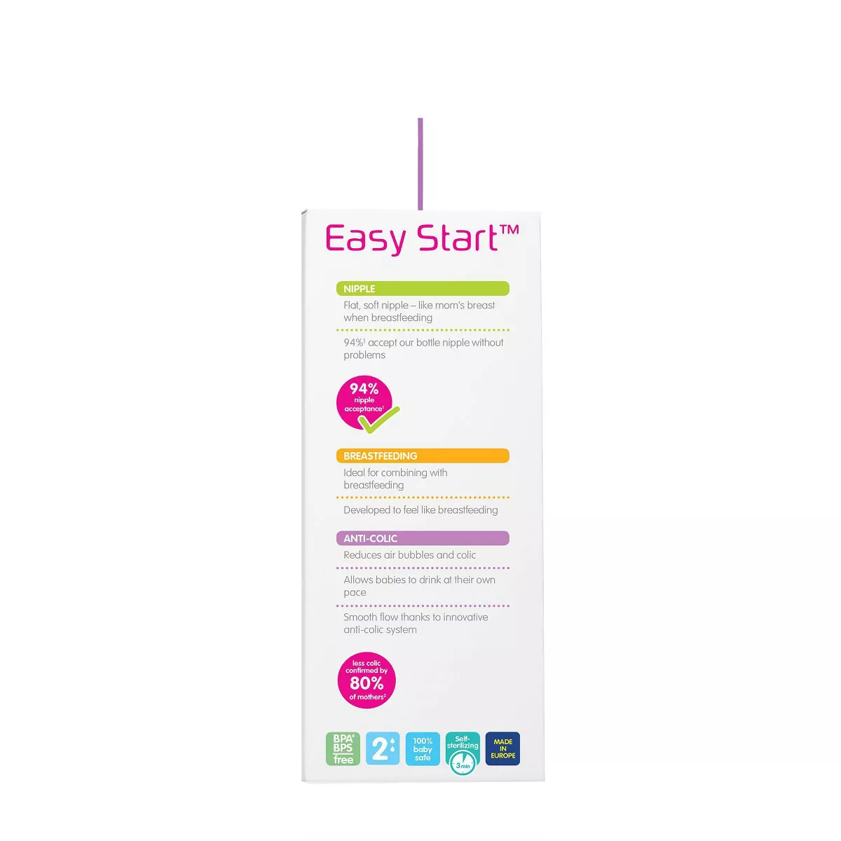 MAM Anti-Colic Bottle, 9oz, 3ct