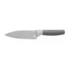 BergHOFF Leo 5.5" Stainless Steel Chef Knife with Herb Stripper, Gray