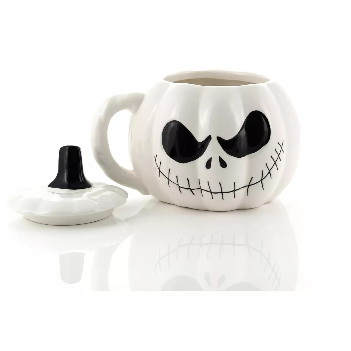 Seven20 Nightmare Before Christmas Jack Skellington Spooky Figural 24 Oz Mug With Lid