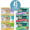 Fancy Feast Grilled & Medleys Seafood Gourmet Wet Cat Food - 3oz / 45ct Variety Pack