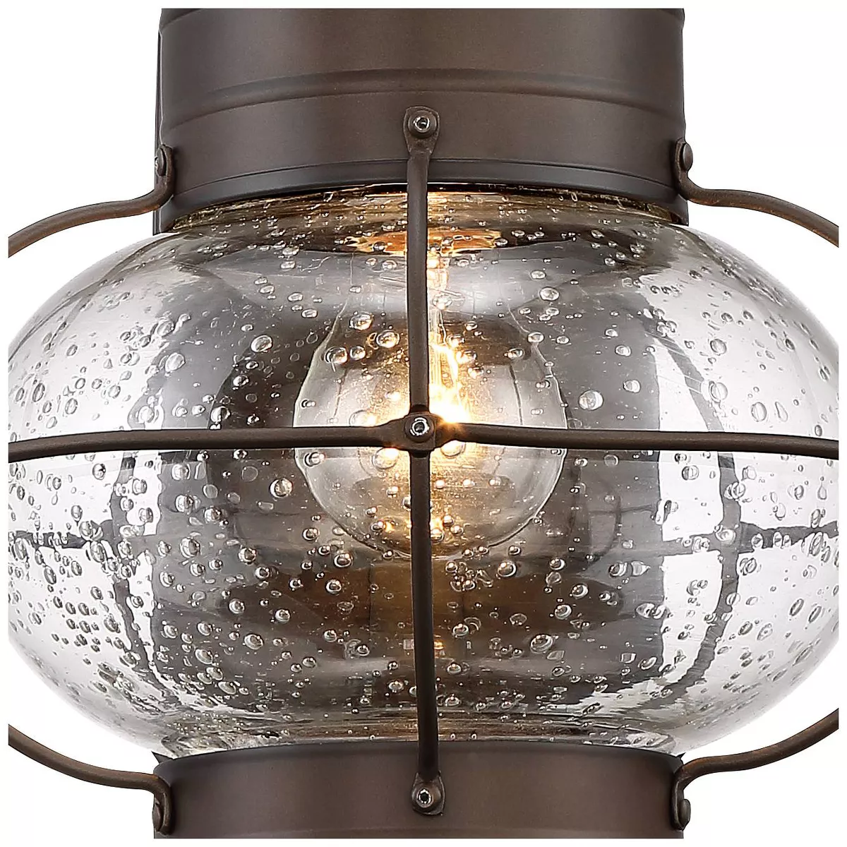John Timberland Nautical Outdoor Light Fixture Oil Rubbed Bronze Lantern 19 3/4