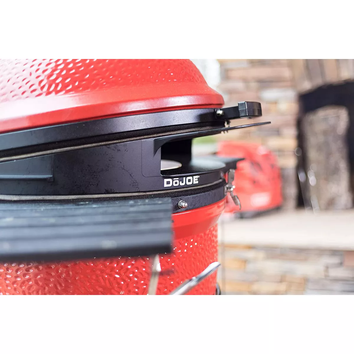 Kamado Joe Big Joe DōJoe Heavy Duty Outdoor Ceramic Grill Oven Pizza and Baking Stone Opening Attachment