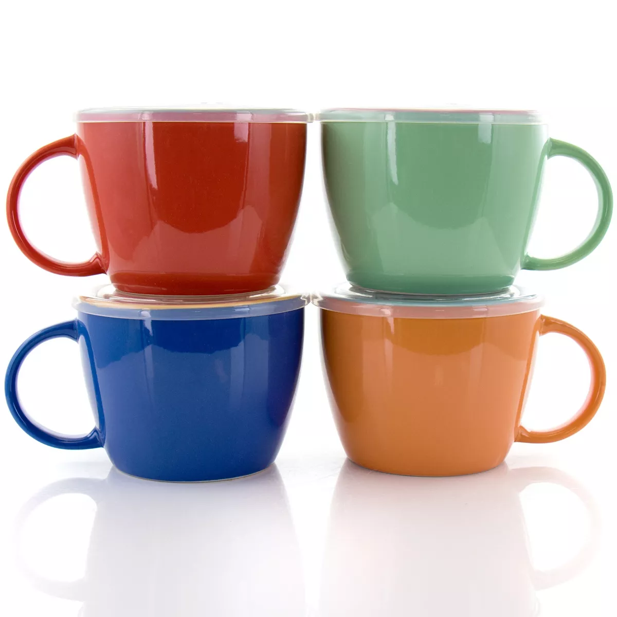 Gibson On The Go 4 Piece 25oz. Soup Mug Set