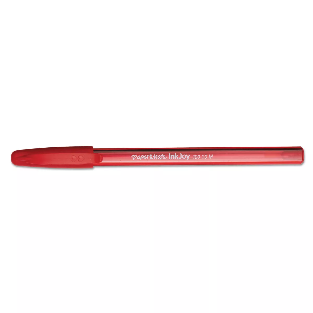 Paper Mate InkJoy 100 Ballpoint Stick Pen 1mm Red Dozen 1951255