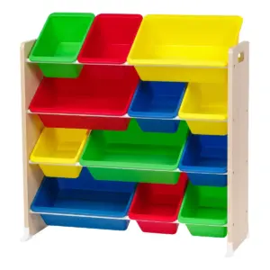 IRIS 4 Tier Storage Bin Rack Primary