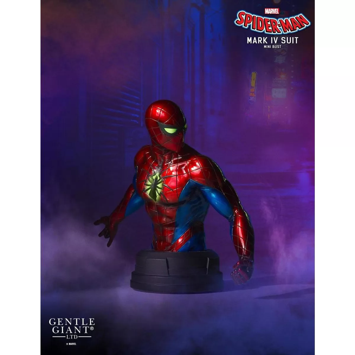 Gentle Giant Studios Marvel Spider-Man Collector Statue | Spider-Man Mark IV Suit | 6-Inch Height