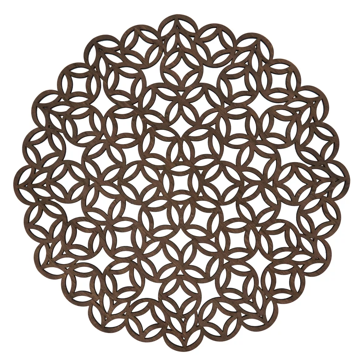 4pk Wood Laser Cut Tablemats - Saro Lifestyle