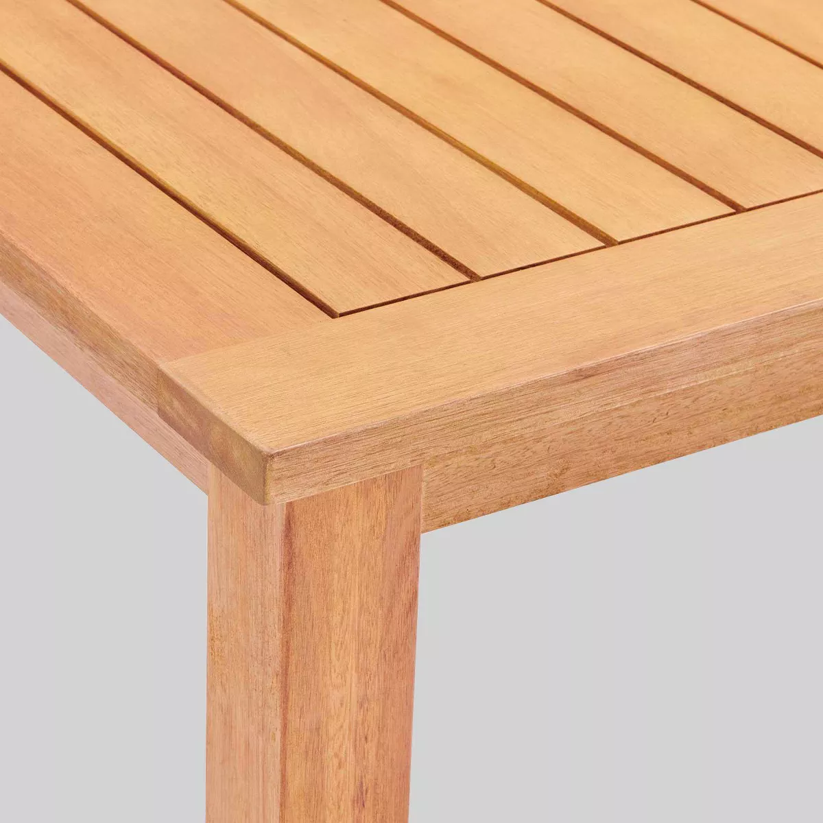 2pc Syracuse Outdoor Patio Dining Table & Bench Set - Natural/Gray - Modway