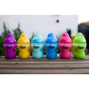 Tommee Tippee Closer To Nature Fiesta Baby Bottle - 9oz/6pk