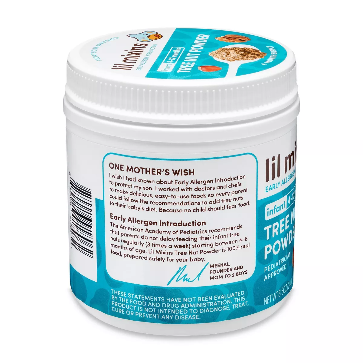 Lil Mixins Early Allergen Introduction Tree Nut Powder - 8.5oz
