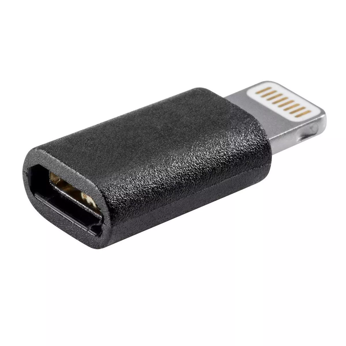 Monoprice Lightning to Micro USB Adapter | Gold Plated Contacts