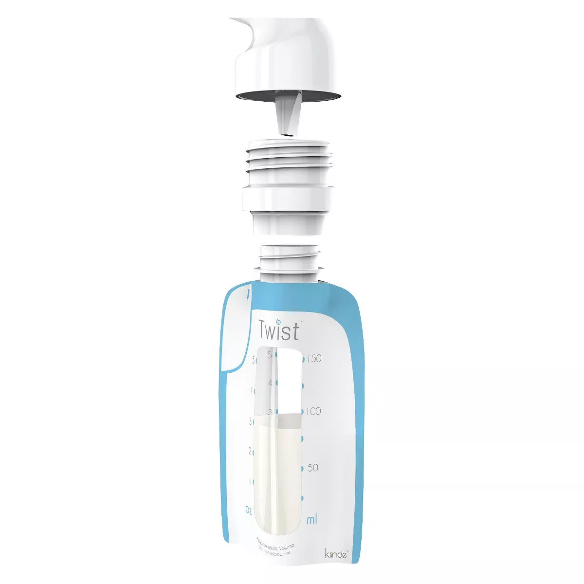 Kiinde 20ct Twist Breast Milk Storage Pouch