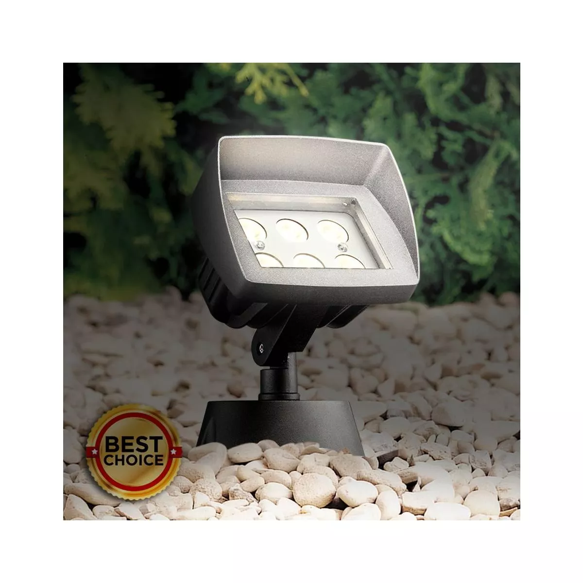 Super Duty Eastham Black 4-Piece LED Landscape Lighting Set