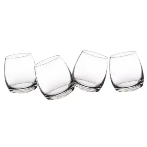 Cathy's Concepts Tipsy Whiskey Glasses 7oz - Set of 4
