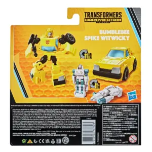 Transformers Buzzworthy Bumblebee War for Cybertron Core Bumblebee & Spike Witwicky 2-Pack