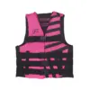 Airhead Trend Unisex Safety Life Jacket Vest for Men or Women Boat Fishing, Kayaking, Water Skiing, and Boating, Adult 2XL-3XL (Pink/Black)
