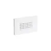 Louver Turtle 4 3/4" Wide White LED Landscape Step Light
