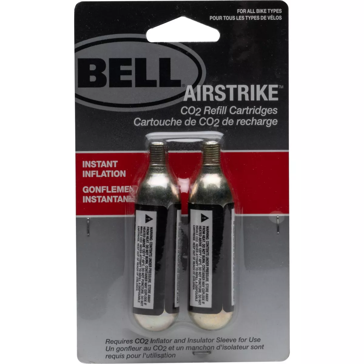 Bell CO2 Tire Inflator Refills - Metal