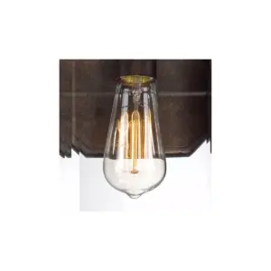 Franklin Iron Works Rustic Farmhouse Outdoor Wall Light Fixture Bronze 16 1/4