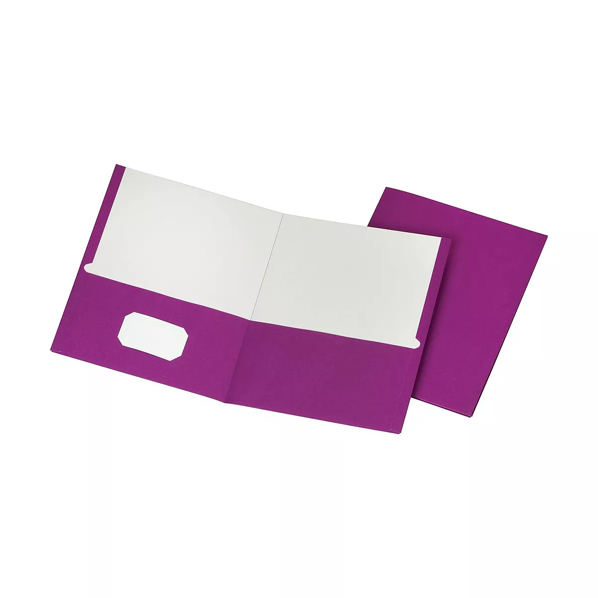 Staples School Grade 2 Pocket Folder Purple 25/Box 27536-CC
