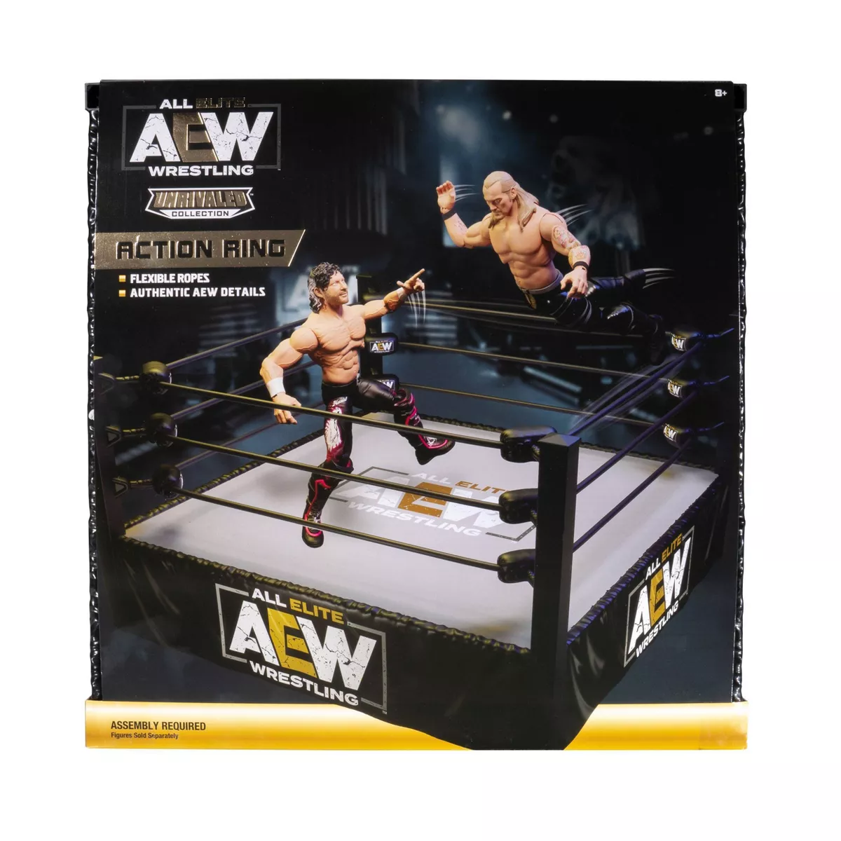 All Elite Wrestling - Medium Playset Unrivaled Figure Action Wrestling Ring