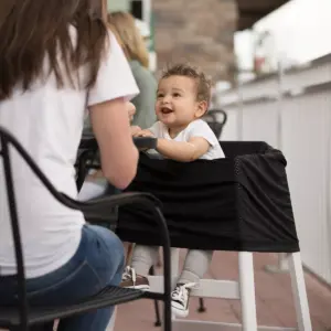 Boppy 4 and More Multi-Use Cover for Baby - Car Seat Canopy/Nursing Scarf/Shopping Cart Cover/High Chair Cover - Gray