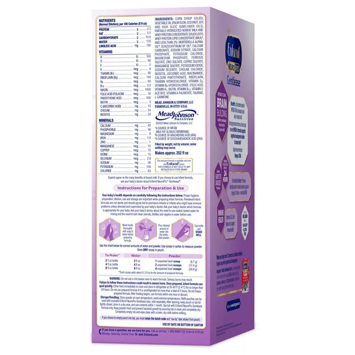 Enfamil NeuroPro Gentlease Formula Powder XL Refill Box - 35.2oz
