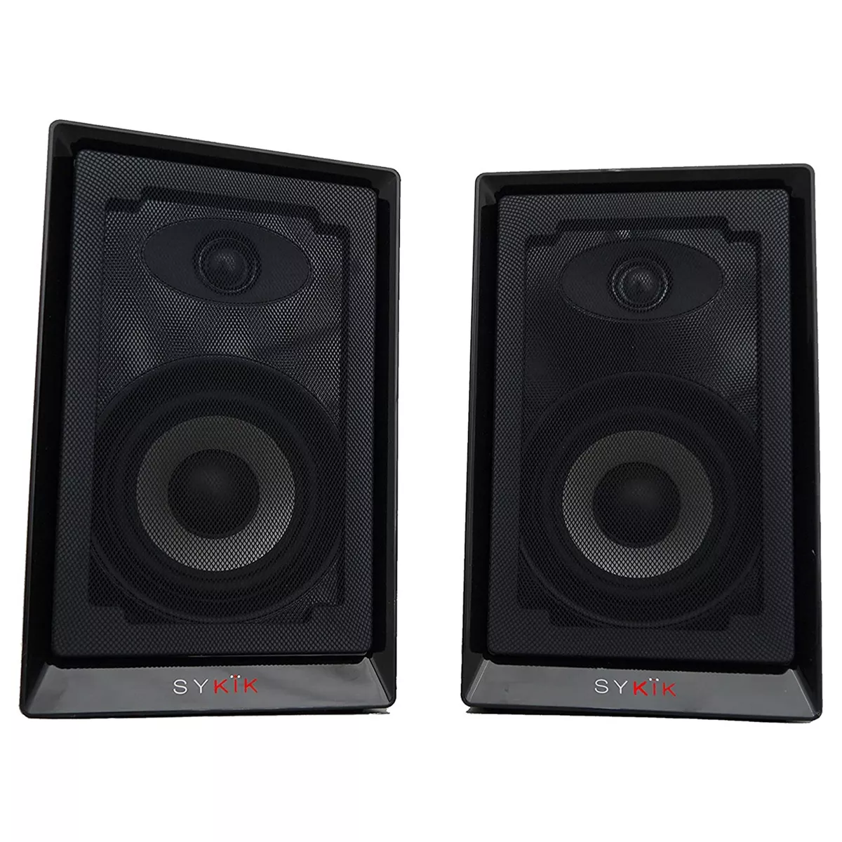 Sykik Powered Monitor Speakers with HD Sound and Wireless Bluetooth Connection