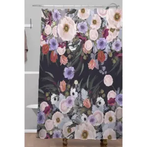 Iveta Abolina Afrodille Shower Curtain Purple - Deny Designs