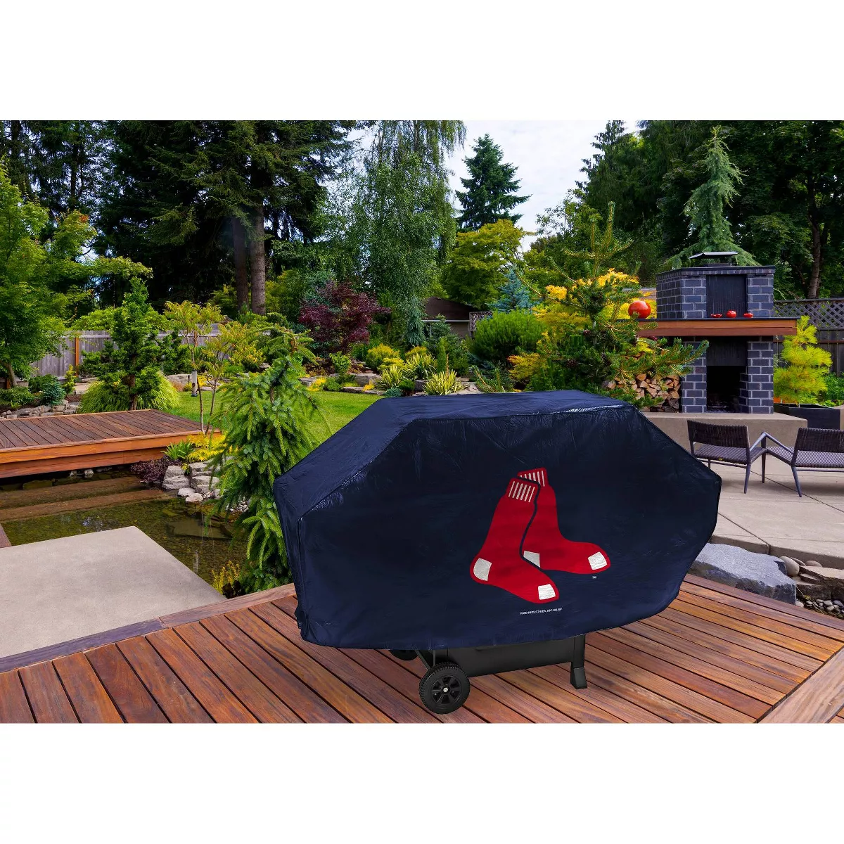 MLB Boston Red Sox Deluxe Grill Cover
