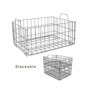 Cart System with wheels 3 Tier White - Atlantic