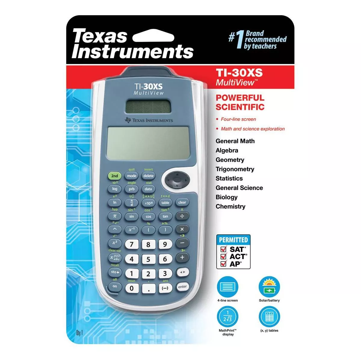 Texas Instruments TI-30XS Multiview Scientific Calculator