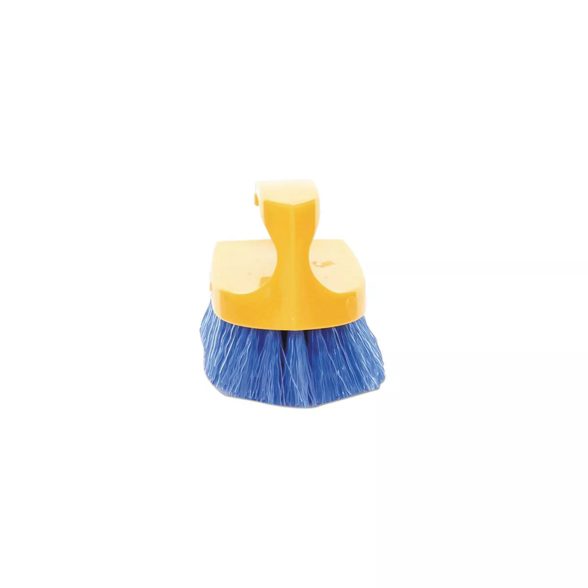 Rubbermaid Commercial FG648200COBLT Long Handle 6 in. Scrub Brush - Yellow/Blue