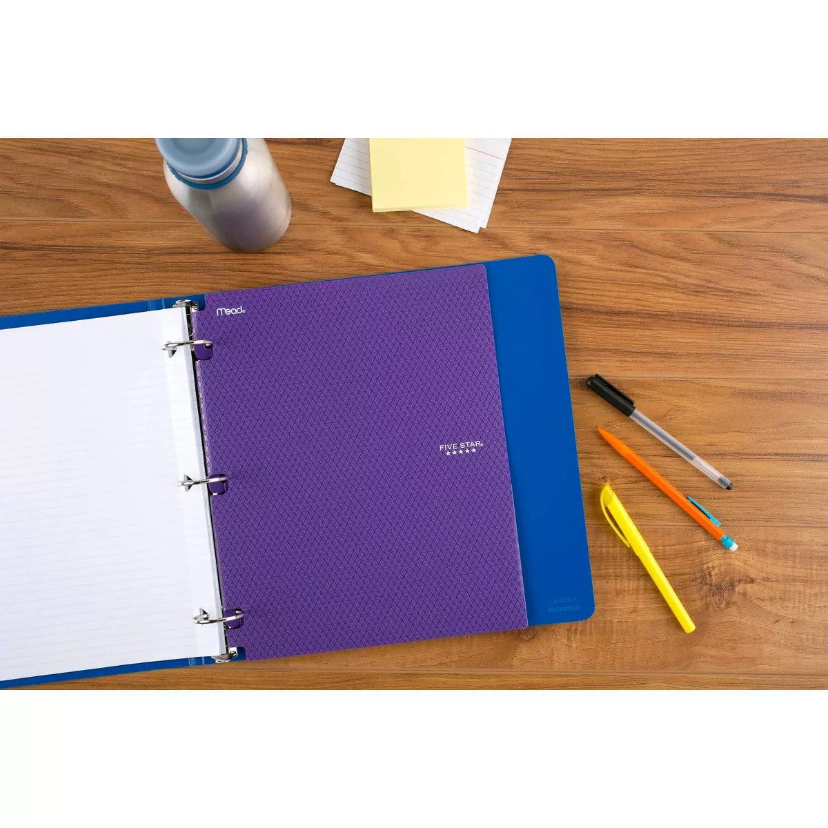 Snap-in Portfolio 2 Pocket Purple - Five Star