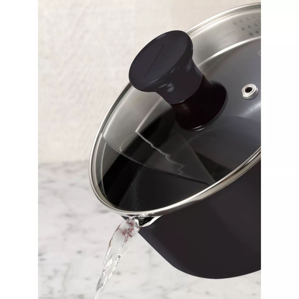 T-fal Simply Cook 12pc Nonstick Cookware Set - Black
