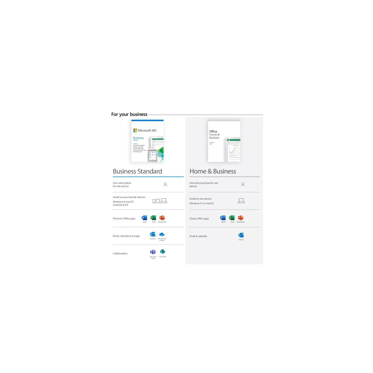 Microsoft Office Home and Business 2019 For 1 User