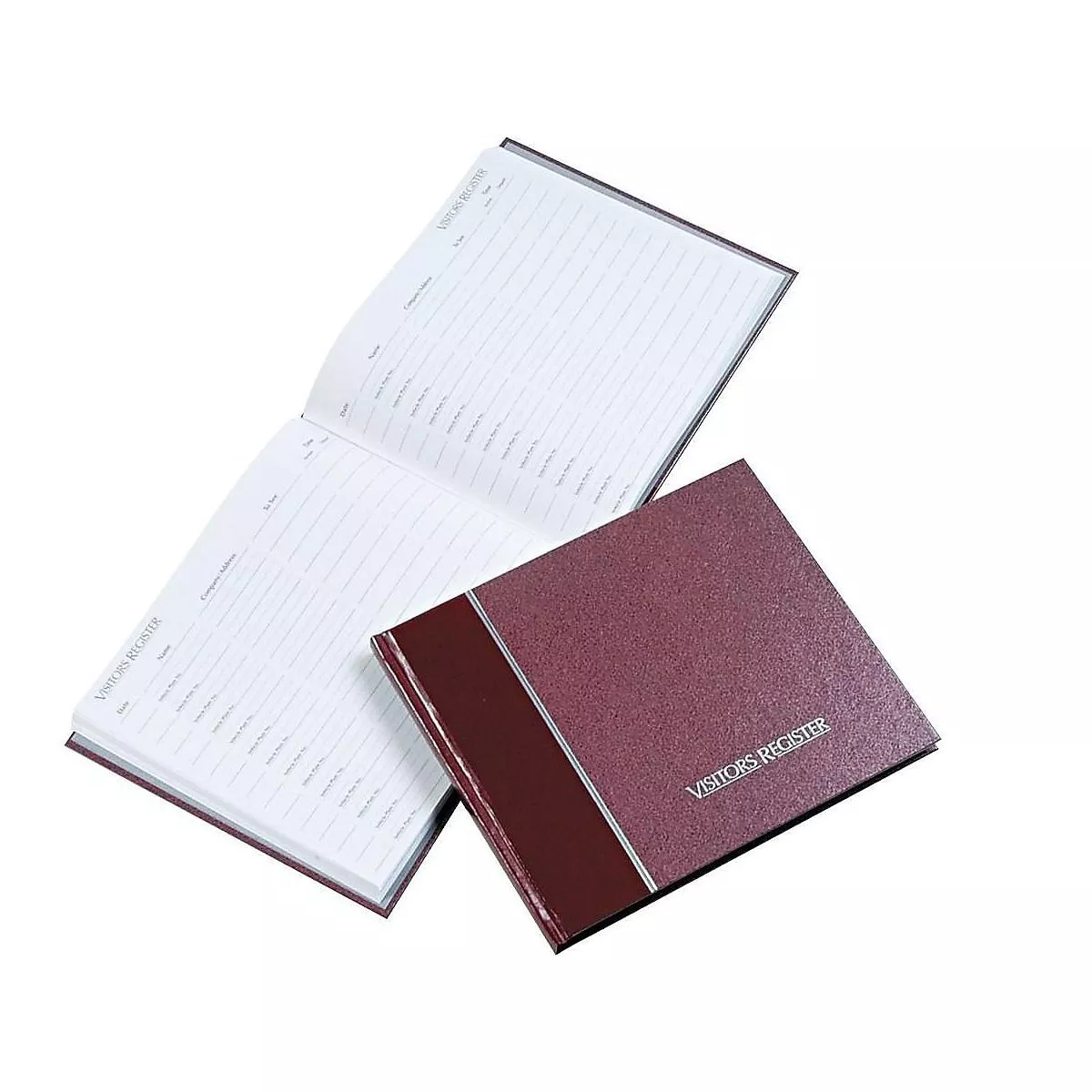 National Visitor Register Book Burgundy Hardcover 128 Pages 8 1/2 x 9 7/8 57803