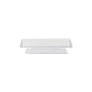 Smead Hanging File Tab/Insert 1/3 Tab 3 1/2 Inch Clear Tab/White Insert 25/Pack 64615